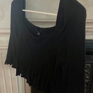 Fluttery smocked top